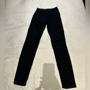 Zara women’s black skinny jeans, high waisted. Gently worn, like new.